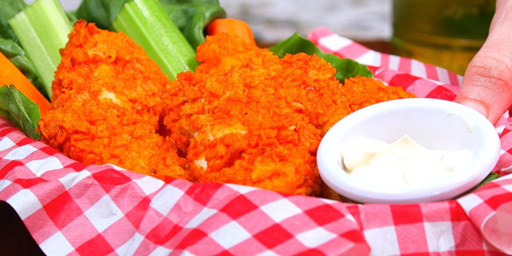 Satisfy Your Fast Food Cravings With Homemade Crispy Buffalo Chicken Fingers 1188