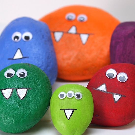 Make Your Own Menacing Pebble Monsters