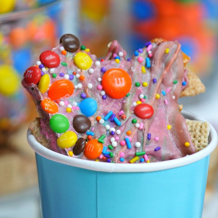 Rainbow Chex Mix Is the Eye Catching Snack Your Kids Will Never Forget!