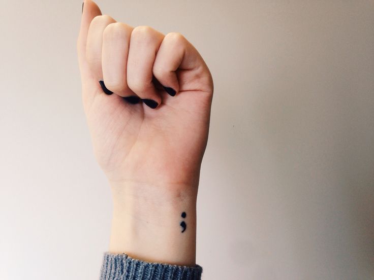 Here s The Profound Meaning Behind The Trendy Semicolon Tattoo