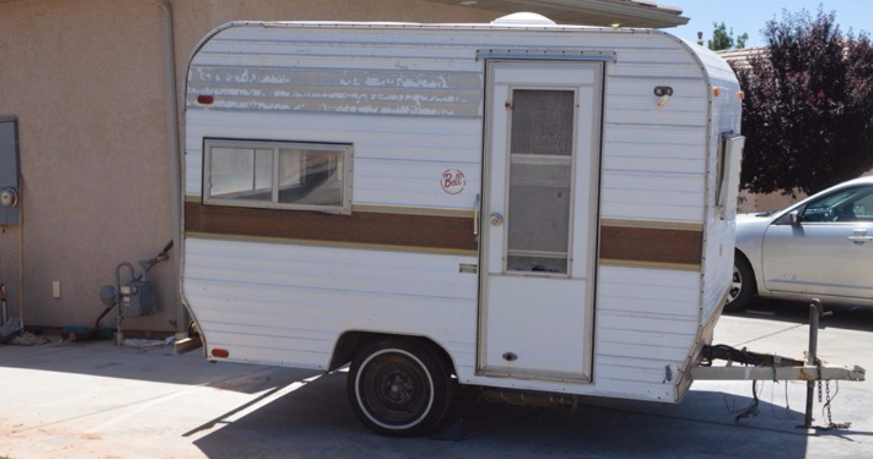 She Bought A Rusty Trailer For $1,000, Now It's A Gorgeous Tiny Home