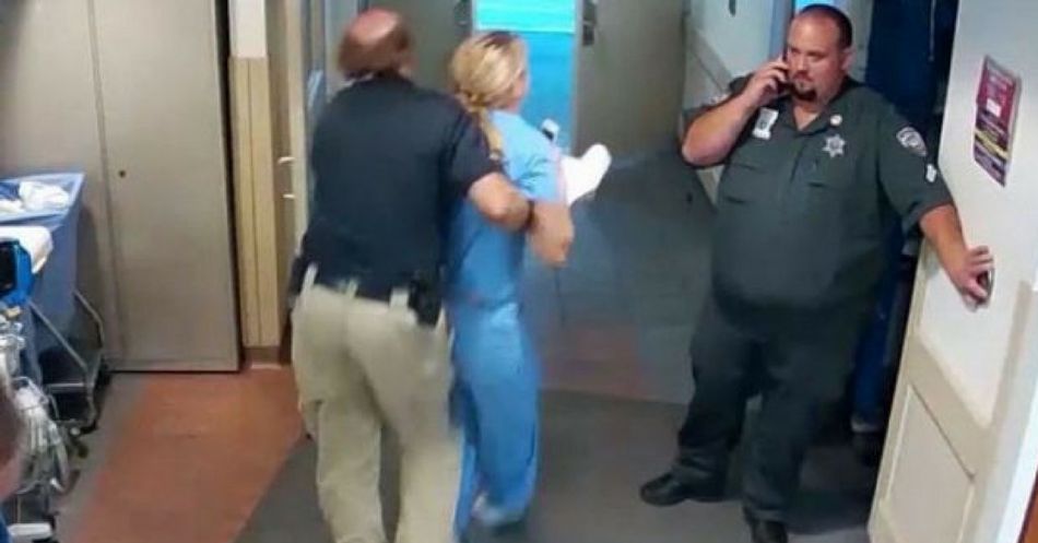 Nurse Arrested And Dragged Away By Cop After Refusing To Violate