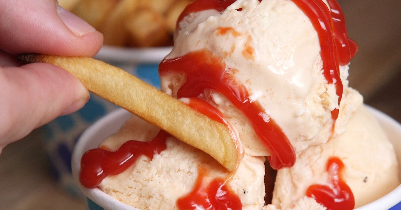 Best Leave Ketchup And Mayo Ice Cream Out Of The Cone And Dip Your Fries In It 2657