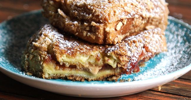 PB&J Stuffed French Toast Is Over The Top Delicious Any Time Of Day