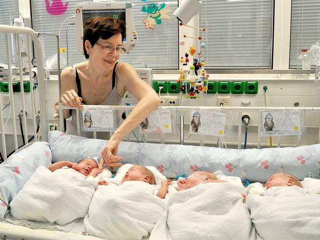 65-Year-Old Woman Gives Birth To Quadruplets