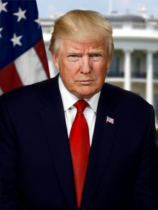 Donald Trump's Official Portrait Is Here And People Are Getting ...