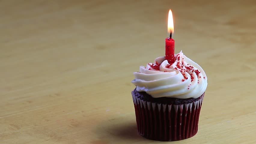 Birthday cupcake