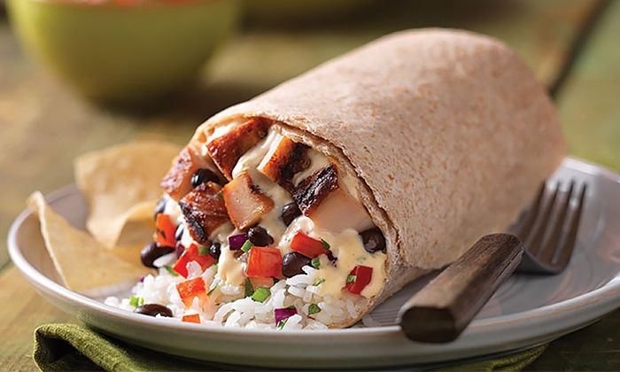 Qdoba Mexican Grill Burrito