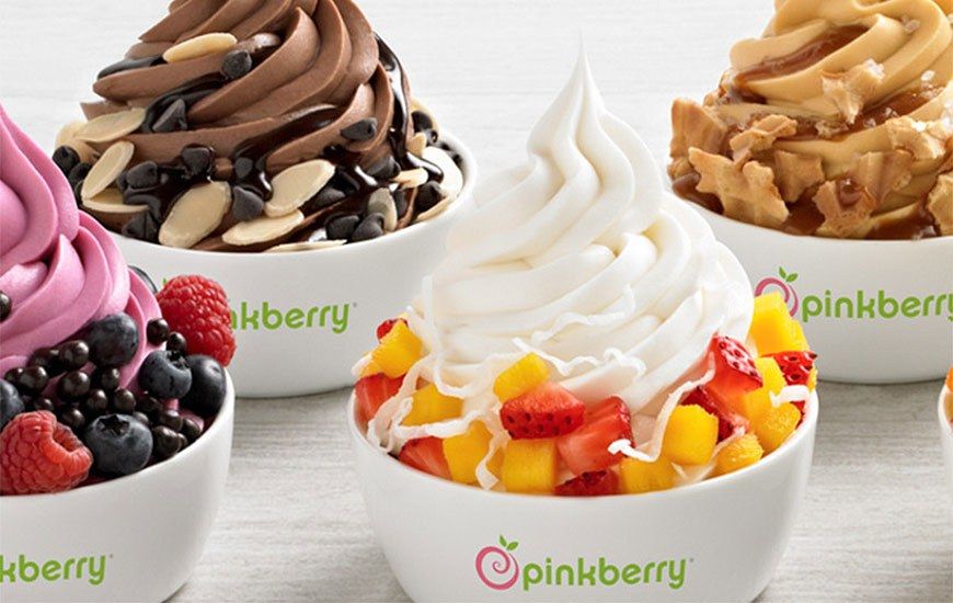 Pinkberry frozen yogurt