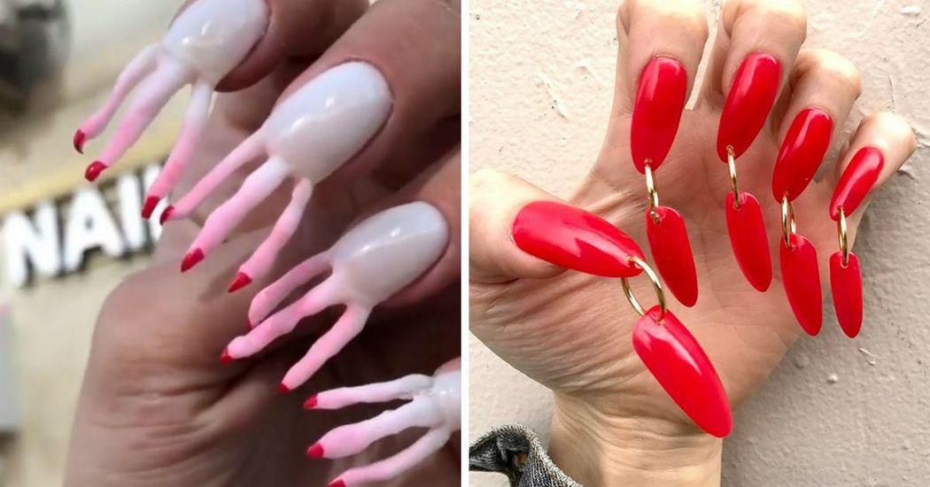 17 Most Outrageous Nail Designs That Never Should Have Happened