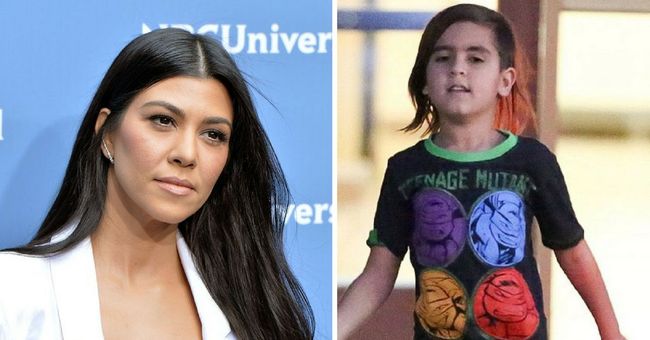 Kourtney Kardashian Mom Shamed Over Her 8 Year Old Sons Eyebrows 