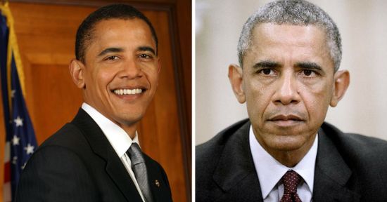 12 Before-And-After Photos Of U.S. Presidents Showing How They Aged In ...