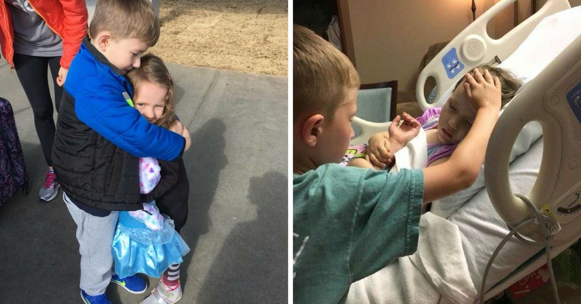 Heartbreaking Picture Of Brother Comforting His Dying Sister Proves How Strong Sibling Love Is 