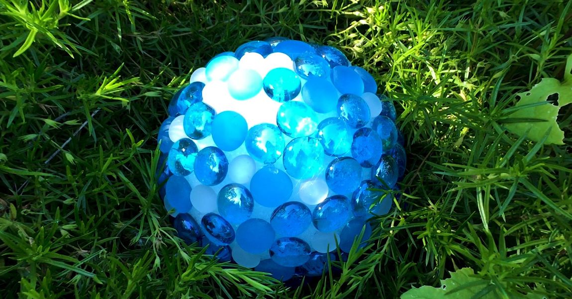 Turn Your Garden Into A Magical Wonderland With This DIY Gazing Ball