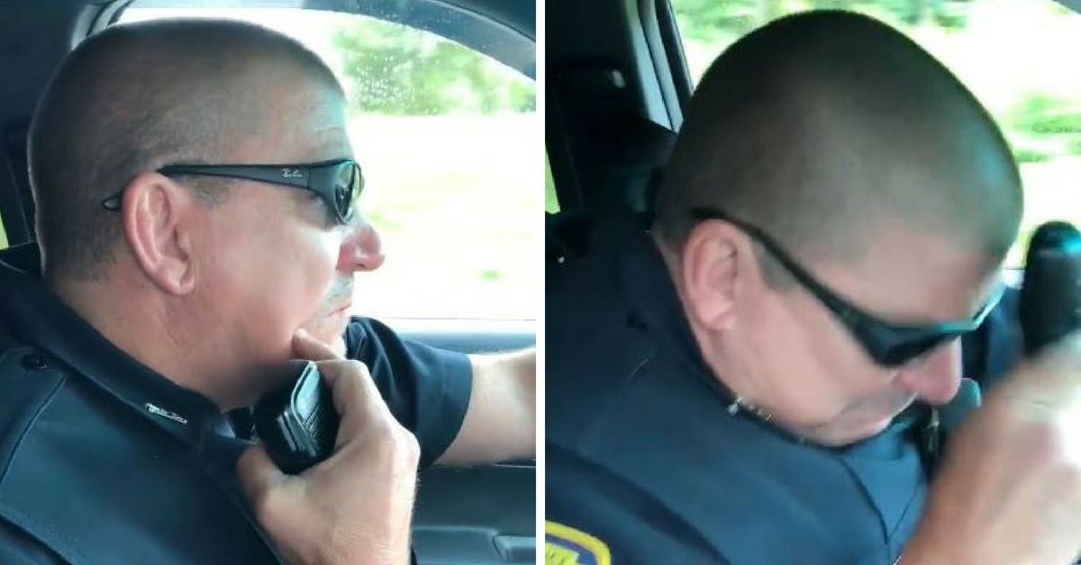 When This Retiring Police Officer Makes His Final Radio Call He Hears An Unexpected Voice That