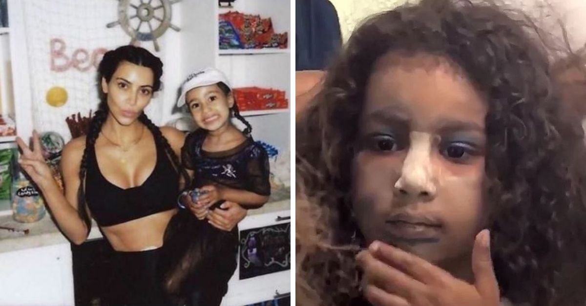 Kim Kardashian Mom Shamed After Instagram Post Showing Daughter In Make Up