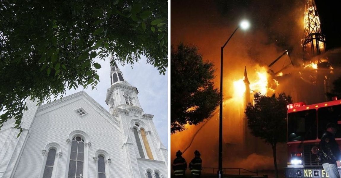 Jesus Painting Miraculously Survives Fire That Burned A Church To The ...