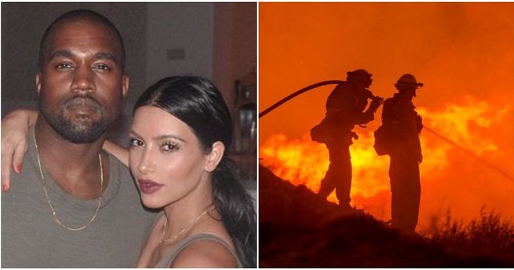 Kim Kardashian And Kanye Wests 60 Million Mansion Saved By Private Firefighters 