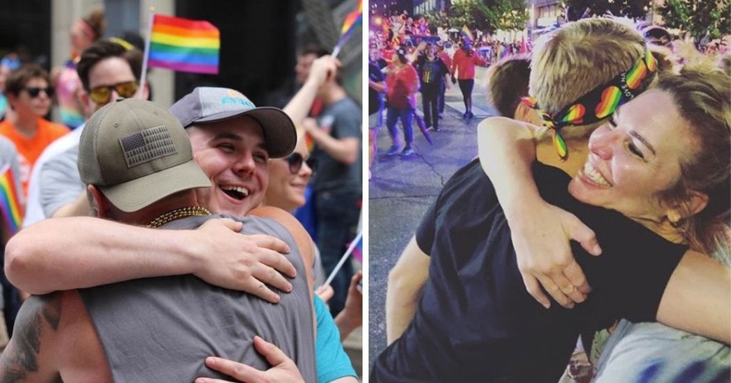 Moms And Dads Offering "Free Hugs" At Pride Parades For People Whose ...