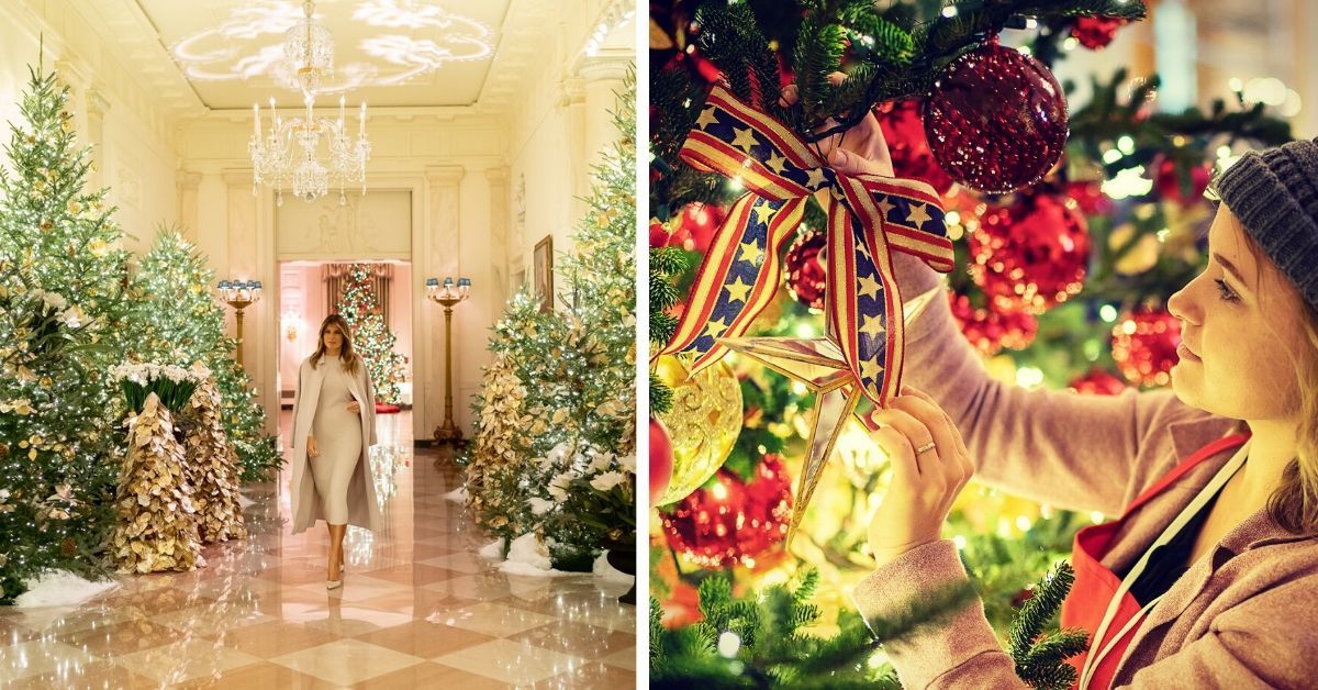 Melania Trump Unveils This Year's White House Christmas Decorations
